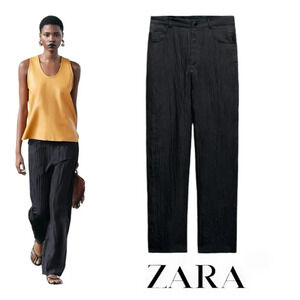 ZARA | Black | FLOWY PANTS - ZW COLLECTION